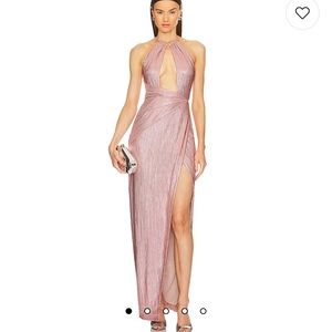 Michael Costello x REVOLVE Kiara Gown in Rose